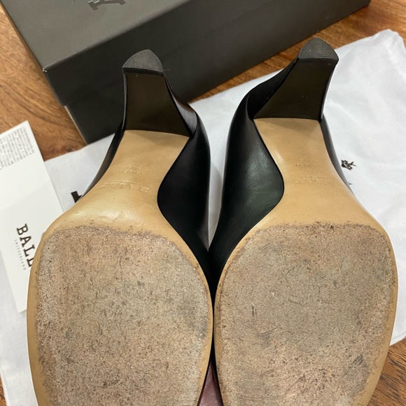 BALLY Eloy black heels US 8 AU 8 - Picture 3 of 4